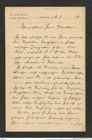 Nachlass Franz Steindachner, Brief und Beilage vonJ.G. Fischer an Franz Steindachner (08.03.1878), Inv.Nr. 132.01, Seite 1